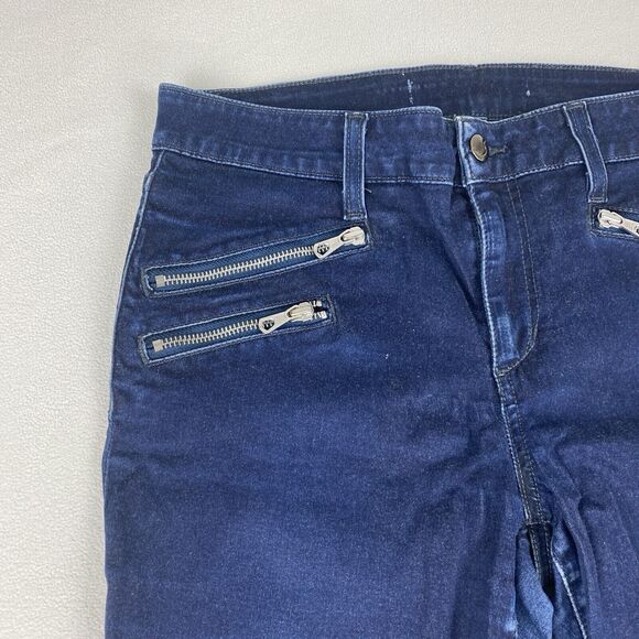 Joes Jeans Womens 30 Miley Stretch Denim Mid Rise Zip Pockets Rocker Bohemian - Picture 3 of 11